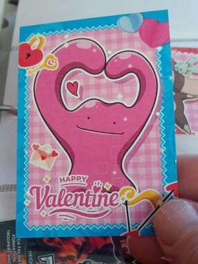 PRISM Pink Valentine Heart Character Trading Card